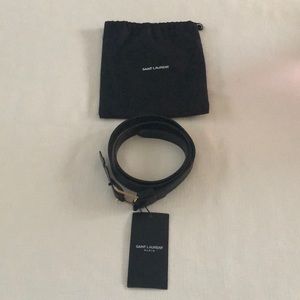 Saint Laurent genuine leather belt